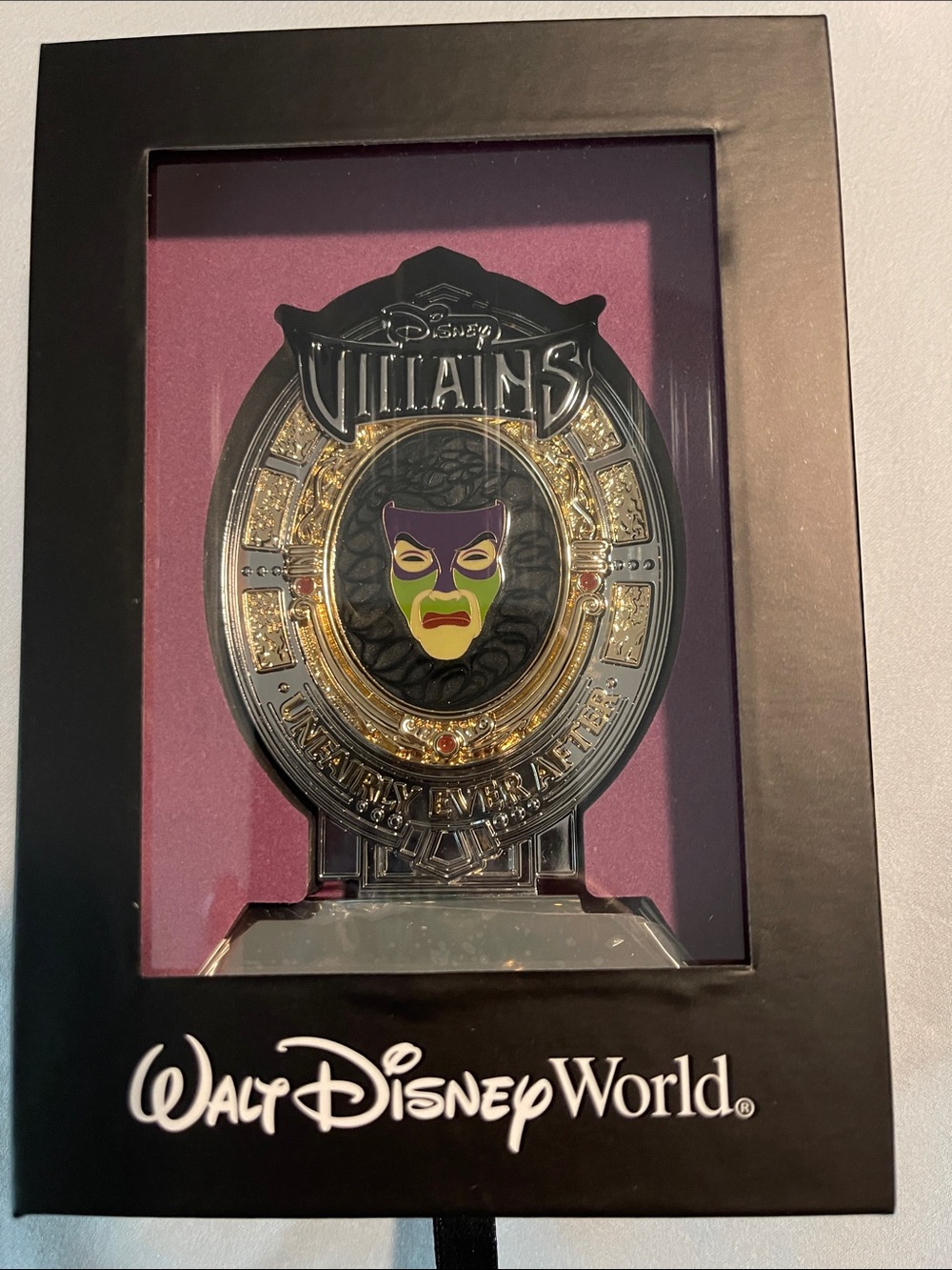 Disney Villains Evil Queen Mirror Pin - Purple, Green & Gold